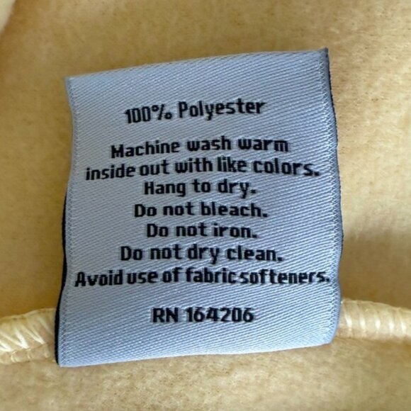 Dudley Stephens Juliet Turtleneck Buttercream Vello Fleece XS NWT - Picture 5 of 8